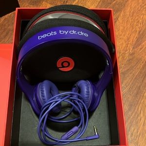 Beats By Dre SoloHD Purple On-Ear-Monochromatic Headphones
